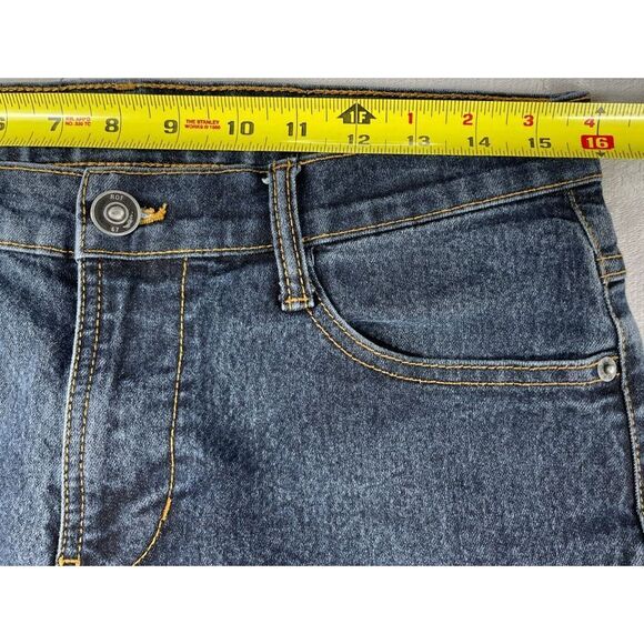 Ring of Fire Jeans Mens 31X30 Slim Fit Dark Wash EUC - Picture 6 of 11
